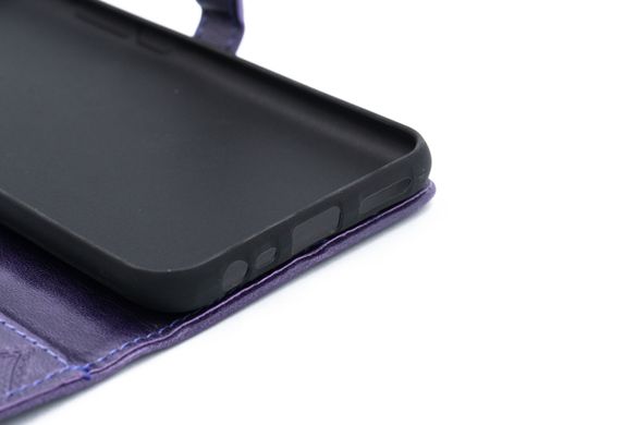 Чохол книжка шкіра Art case з візитницею для Xiaomi Redmi 9 violet