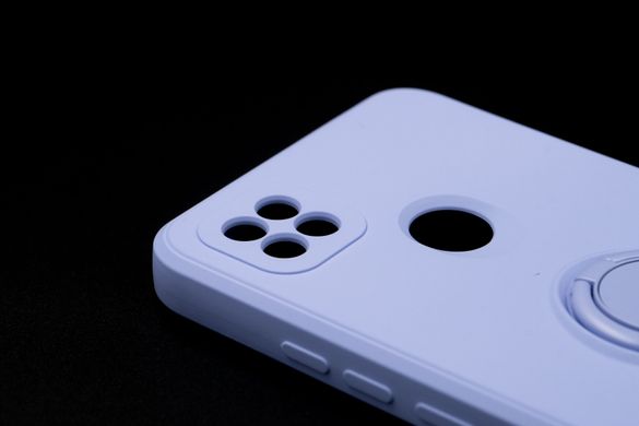 Чохол (TPU) Candy Ring для Xiaomi Redmi 9C purple Full Camera