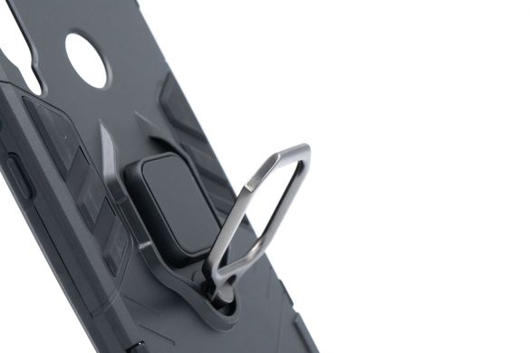 Накладка Protective для Huawei Y6P 2020 black for magnet+ring