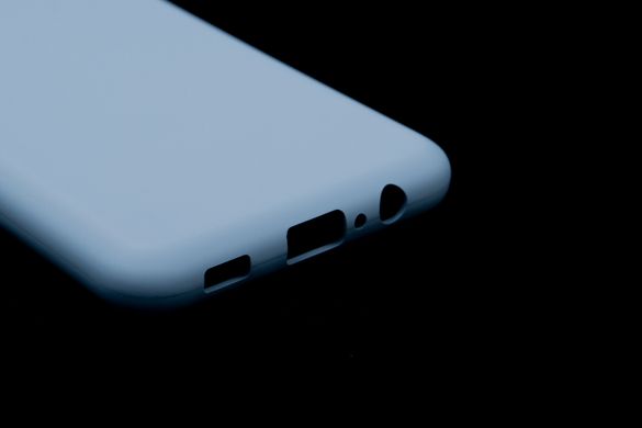 Силиконовый чехол Full Cover SP для Samsung A12 mist blue