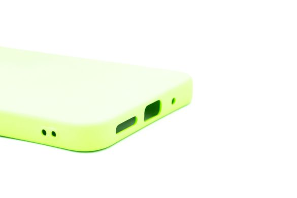 Силіконовий чохол Full Cover для Xiaomi Redmi 12 neon green Full Camera без logo