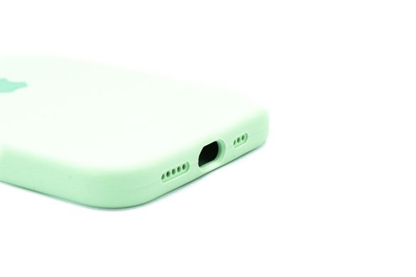 Силіконовий чохол Full Cover для iPhone 12 fresh green Full Camera