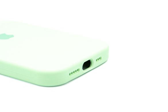 Силіконовий чохол Full Cover для iPhone 14 Pro pistachio Full Camera