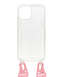 Чохол WAVE Clear with Strap для iPhone 11 Pro Max clear/light pink