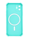 Силіконовий чохол Silk Touch with MagSafe для iPhone 12 turquoise Full Camera