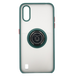 Накладка TPU Deen ColorEdgingRing для Samsung A01 green под магнитный держатель