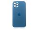 Чохол TPU+Glass sapphire matte case для iPhone 12 Pro navy blue