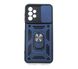 Чохол Camshield Serge Ring для Samsung A23 dark blue протиударний шторка/захист камери