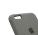 Силіконовий чохол для Apple iPhone 6 + original dark olive