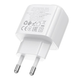 Сетевое зарядное устройство Borofone BAS44A 1USB-C/1USB PD/ QC 20W white
