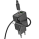 Сетевое зарядное устройство Hoco N63 PD30W+QC3.0 USB/Type-C + кабель Type-C to Type-C black