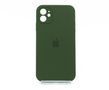 Силіконовий чохол Full Cover Square для iPhone 11 army green Full Camera