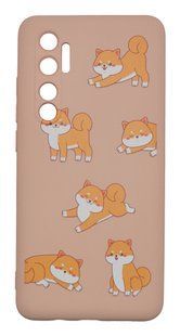 Силиконовый чехол WAVE Fancy для Xiaomi Mi Note 10 Lite playful cat/pink sand TPU