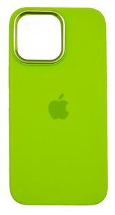 Силіконовий чохол Metal Frame and Buttons для iPhone 14 Pro Max party green