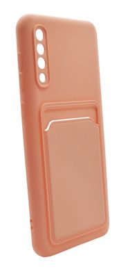 Силіконовий чохол WAVE Colorful Pocket для Samsung A30s/A50 pale pink Full Camera