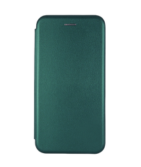 Чехол книжка Original кожа для Xiaomi Redmi Note 13 Pro 5G green