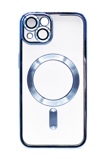 Чехол Metal Matte with MagSafe для iPhone 13 sierra blue Full Camera