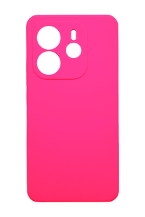 Силиконовый чехол WAVE Full Cover для Xiaomi Redmi Note 14 4G (European) fluoriscence pink Full Cam