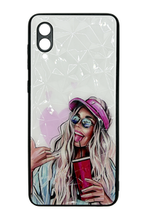 TPU+PC чохол Prisma Ladies для Samsung A02 Cocktail