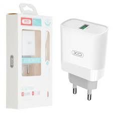 Мережевий зарядний пристрій XO L63 (EU) QC3.0 1USB/15W +USB-Lightning white