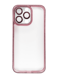 Накладка Brilliant для iPhone 15 Pro pink Full Camera