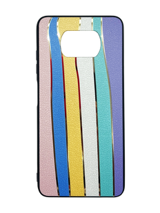 Накладка Rainbow для Xiaomi Poco X3 pink sand