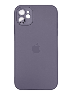 Чехол TPU+Glass sapphire matte case with MagSafe для iPhone 11 purple