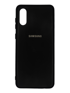 Силіконовий чохол Full Cover для Samsung A02 black my color