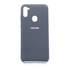 Силиконовый чехол Full Cover для Samsung A11 midnight blue