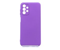 Силіконовий чохол Full Cover для Samsung A13 4G purple Full camera без logo