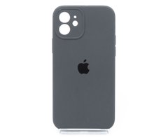 Силіконовий чохол Full Cover для iPhone 12 pebble Full Camera