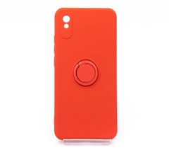 Чохол (TPU) Candy Ring для Xiaomi Redmi 9A red