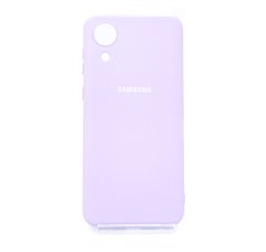 Силіконовий чохол Full Cover для Samsung A03 Core lilac