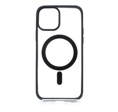 Чохол Color+MagSafe для iPhone 12/12 Pro clear/black