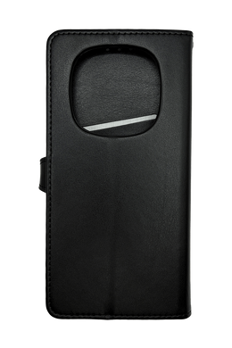 Чехол-книжка кожа для Xiaomi Redmi Note 15 4G/5G black Getman Gallant PU
