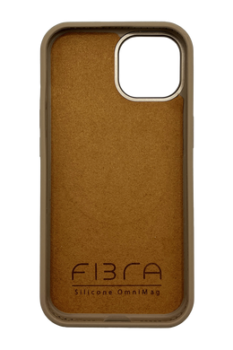 Силіконовий чохол Fibra OmniMag для iPhone 13/14 brown