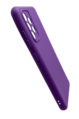 Силіконовий чохол Full Soft для Samsung A52 4G/A52 5G/A52s purple Full Camera