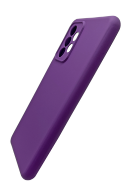 Силіконовий чохол Full Soft для Samsung A52 4G/A52 5G/A52s purple Full Camera