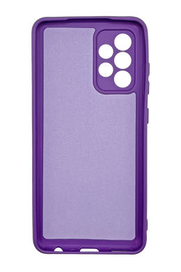 Силіконовий чохол Full Soft для Samsung A52 4G/A52 5G/A52s purple Full Camera