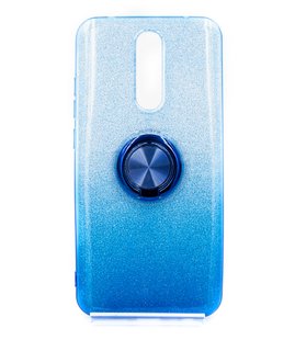 Силіконовий чохол SP Shine для Xiaomi Redmi 8/8A blue ring for magnet