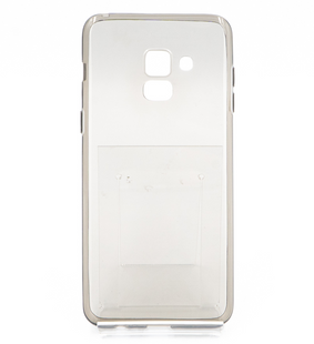 Силіконовий чохол Clear для Samsung A8-2018 clear black
