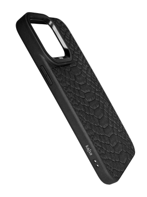 Чохол Kajsa Snake Pattern для iPhone 14 Pro Max black