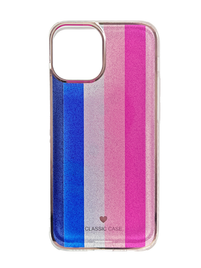 Накладка Rainbow Shine для iPhone 13 mini rose