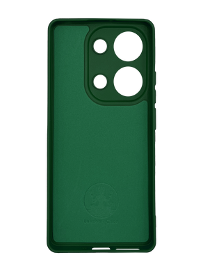 Силиконовый чехол Full Cover для Xiaomi Redmi Note 13 Pro 4G dark green Full Camera без logo