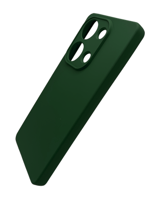 Силиконовый чехол Full Cover для Xiaomi Redmi Note 13 Pro 4G dark green Full Camera без logo