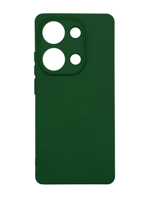 Силиконовый чехол Full Cover для Xiaomi Redmi Note 13 Pro 4G dark green Full Camera без logo