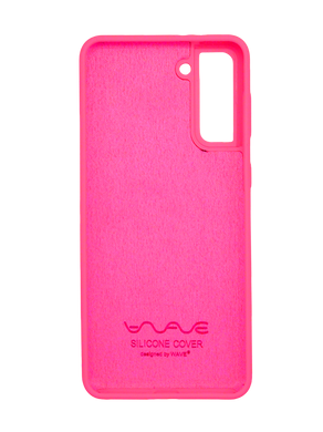 Силіконовий чохол WAVE Full Cover для Samsung S21 FE pink (hot pink)