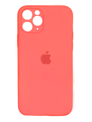 Силіконовий чохол Full Cover для iPhone 11 Pro coral Full Camera