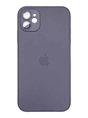 Чохол TPU+Glass sapphire matte case with MagSafe для iPhone 11 purple