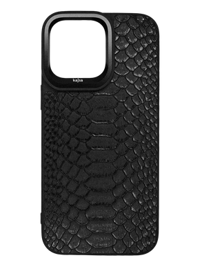 Чохол Kajsa Snake Pattern для iPhone 14 Pro Max black